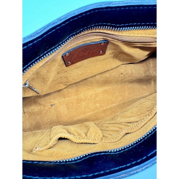 PATRICIA NASH Betta medium leather shoulder crossbody bag + Dust bag BLACK - Picture 13 of 14